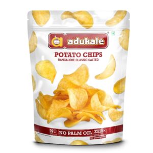 adukale potato chips | pudina masala flavour | refreshing minty spice blend | no palm oil or preservatives